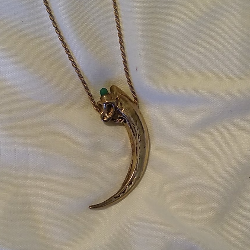 Sterling silver Claw Necklace